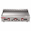 Plancha Delta 3-G, en acero inoxidable.