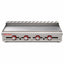 Plancha Delta 4-G, en acero inoxidable.