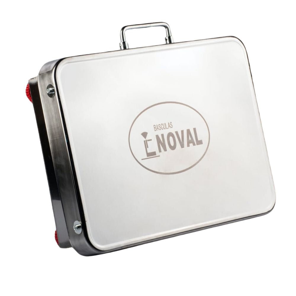 PLATAFORMA NOVAL PW-600 | Plataforma Inalámbrica | Plato en Acero | 600 Kg | Fabrica Verdulería Basculas Mostrador Restaurantes Pesar Tianguis Restaurante Verduras Carnes Colgantes Plataforma Carniceria Cremeria Contadora Cargar Colgante