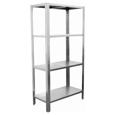 RACK KITCHENMAX STORE MLM3194735930 | Rack Anaquel Estante | 4 Niveles | Ajustable | Acero Inoxidable | Cocinas Industriales Almacenes
