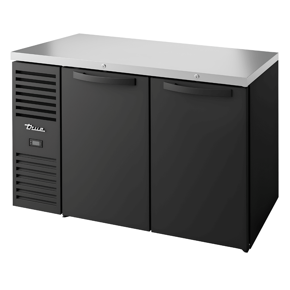 Refrigerador Bajo Barra True TBR52-RISZ1-L-B-SS-1, en acero inoxidable.