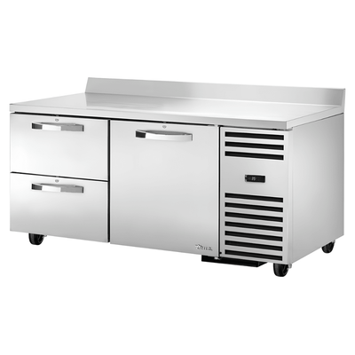 Refrigerador Bajo Mostrador True TWT-67D-2-HC~SPEC3, en acero inoxidable.