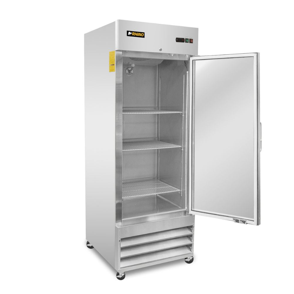 REFRIGERADOR RHINO REVECRI-23 | Refrigerador Vertical | 1 Puerta Cristal | Capacidad: 21 Pies Cúbicos | Cocina Hotel Restaurante