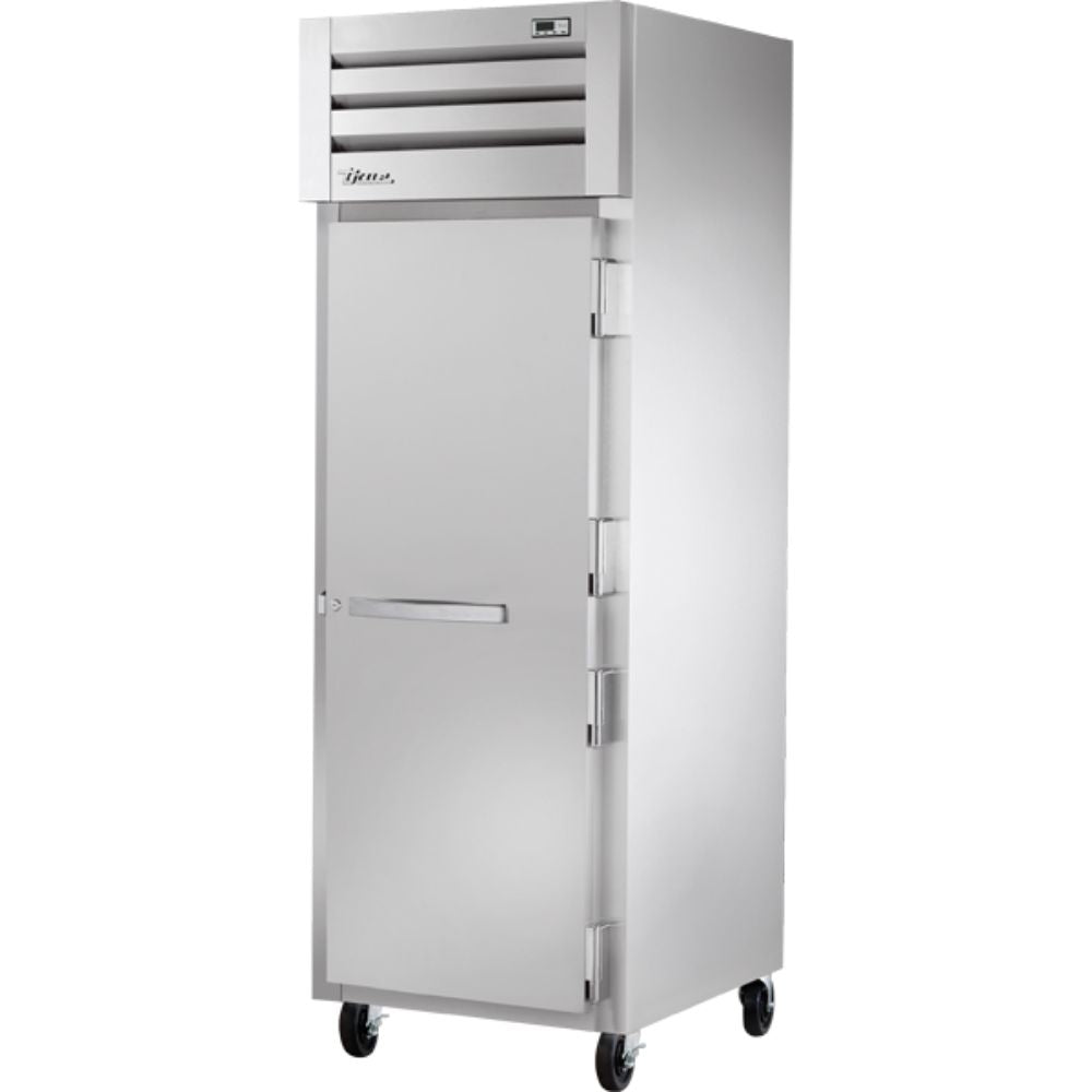 REFRIGERADOR TRUE STR1R-1S-HC | Refrigerador Vertical | 1 Puerta Solida | Acero Inoxidable Aluminio | Restaurante Cocina Industrial  Restaurante Lácteos Industrial Cocina Cremería Comercios Insumos Carnicería Hotel Panadería Refresquero Latas Bar Abarrotes