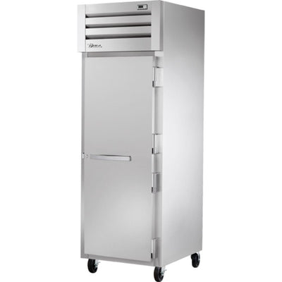 REFRIGERADOR TRUE STR1R-1S-HC | Refrigerador Vertical | 1 Puerta Solida | Acero Inoxidable Aluminio | Restaurante Cocina Industrial  Restaurante Lácteos Industrial Cocina Cremería Comercios Insumos Carnicería Hotel Panadería Refresquero Latas Bar Abarrotes