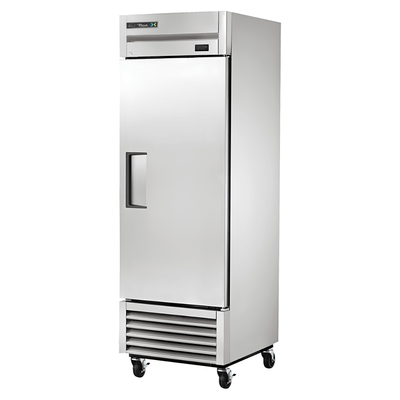 Refrigerador True T-23F-FLX-HC, refrigerador vertical, en acero inoxidable.