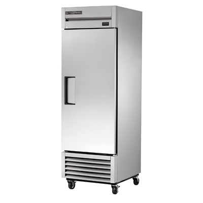 Refrigerador True TS-23-HC, refrigerador vertical, en acero inoxidable.