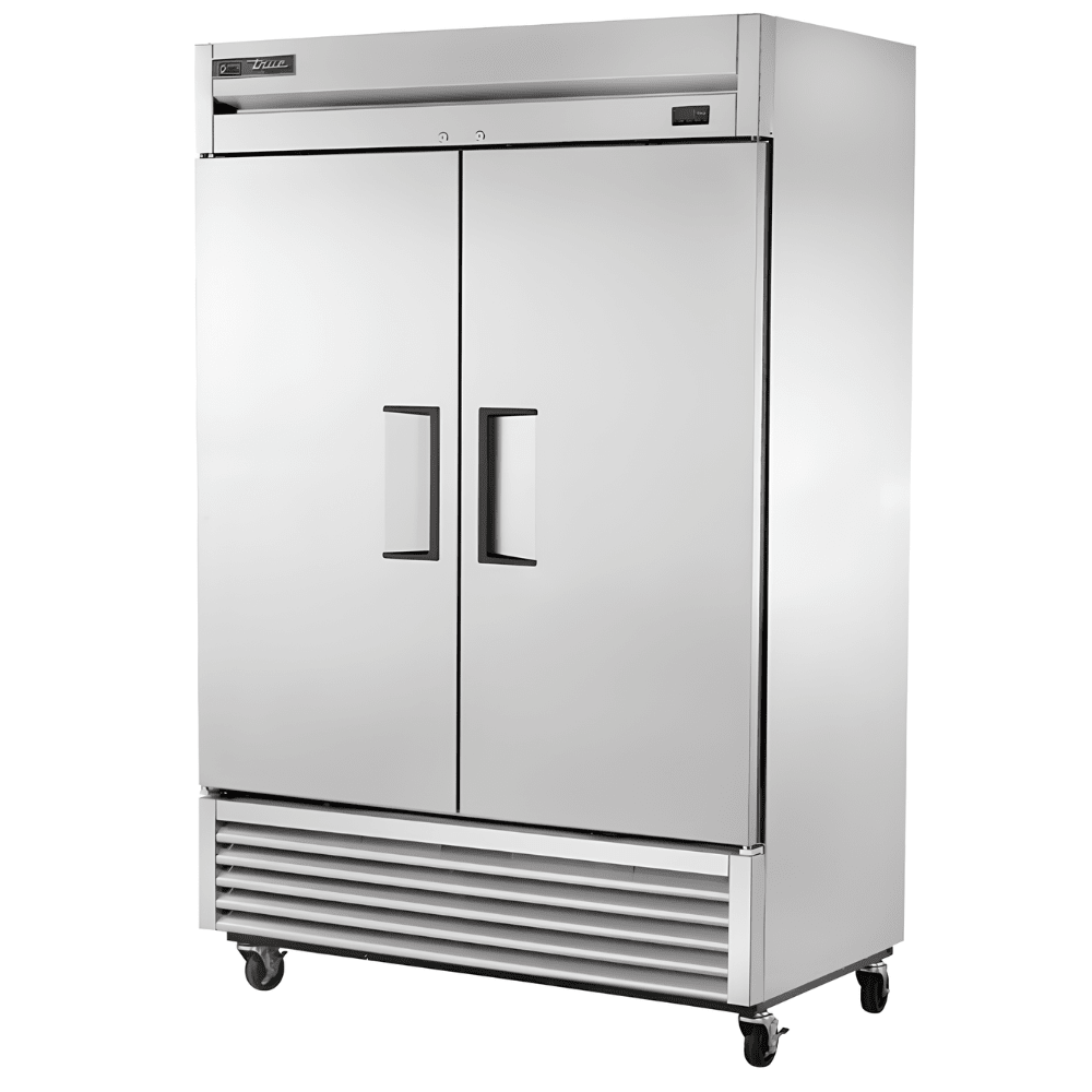 Refrigerador True TS-49F-HC, refrigerador vertical, en acero inoxidable.