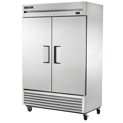 Refrigerador True TS-49F-HC, refrigerador vertical, en acero inoxidable.