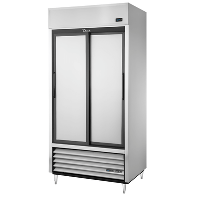 Refrigerador True TSD-33-HC, refrigerador vertical, en acero inoxidable.