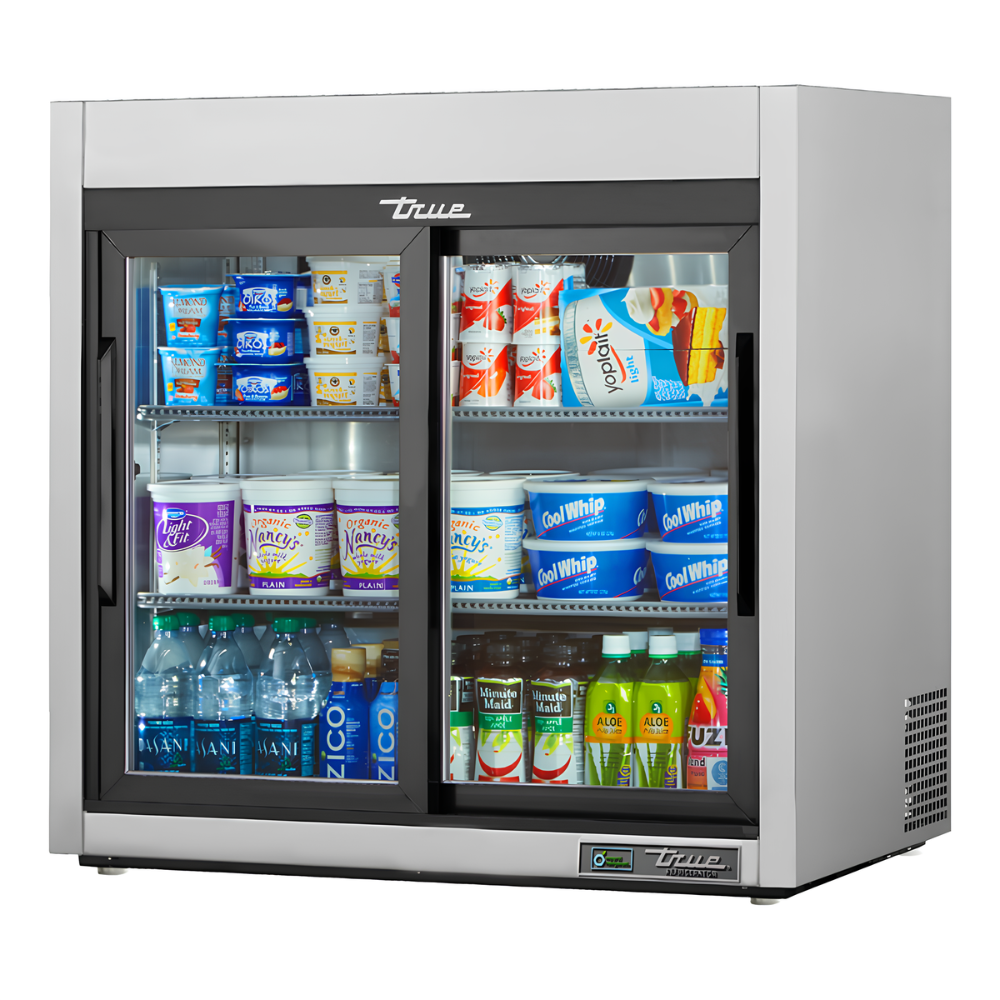 Refrigerador TSD-09G-HC-LD, refrigerador vertical, en acero inoxidable.