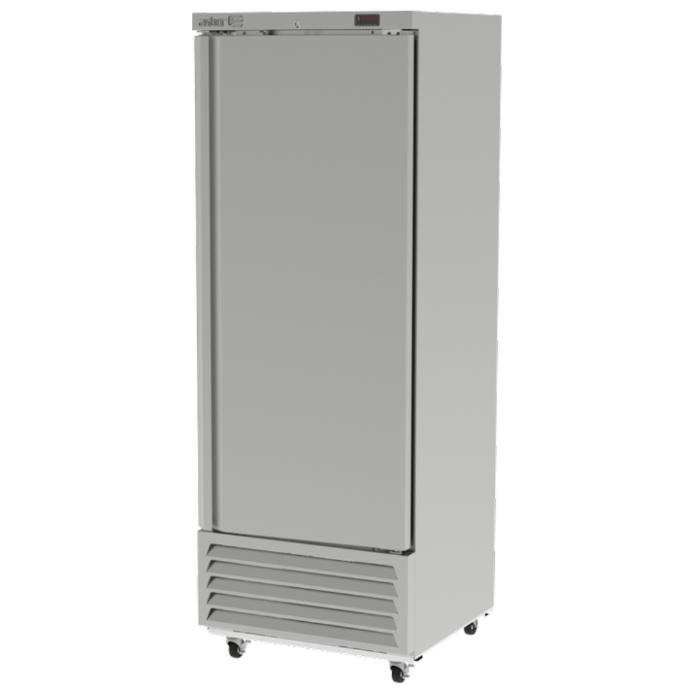 REFRIGERADOR ASBER ARR-17 HC | Refrigerador Vertical | 1 Puerta Solida | Controles Electrónicos | 4 Ruedas | Industrial Restaurante Cocina | Bistró Restaurante Lácteos Industrial Cocina Cremería Comercios Insumos Hotel Panadería Refresquero Latas Bar Tiendas Carnicería Abarrotes 