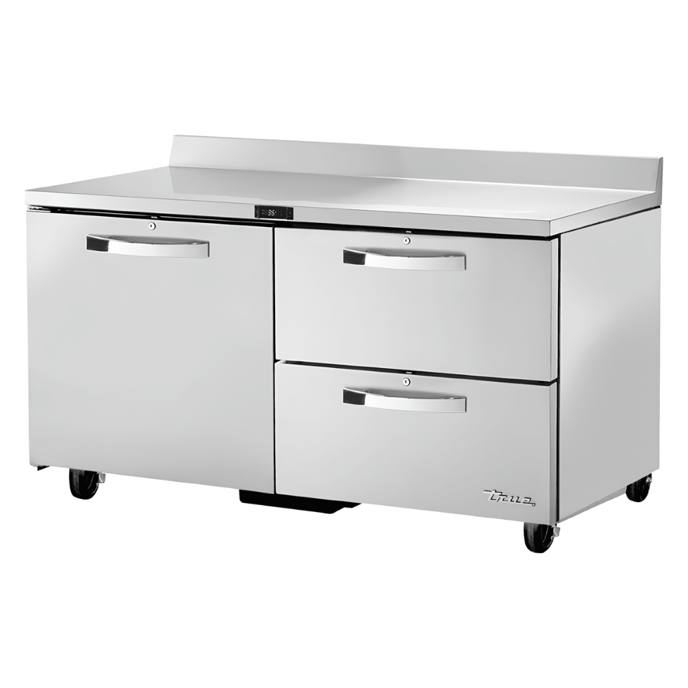 Refrigerador Bajo Mostrador True TWT-60D-2-HC~SPEC3, en acero inoxidable.