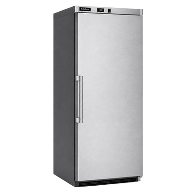 Refrigerador Icehaus RVI-600, refrigerador vertical, en acero inoxidable.