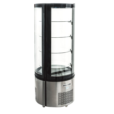 REFRIGERADOR MIGSA ARC-400R | Refrigerador Refrigerador Circular Vertical 1 PuertaAbatible 1 Puerta Abatible | 360 Litros | Acero Inoxidable | Bar Tiendas Carnicería Abarrotes | Bistro Restaurante Lácteos Industrial Cocina Cremería Comercios Insumos Hotel Panadería Refresquero Latas Bar Tiendas Carnicería Abarrotes 