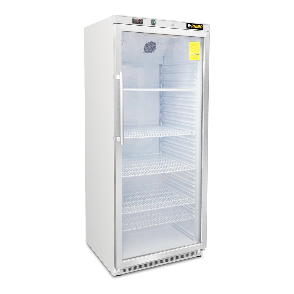 REFRIGERADOR RHINO REVEAB-19C | Refrigerador Vertical | 1 Puerta Cristal | Capacidad 20 Pies Cúbicos | Tienda Cafetería Restaurante