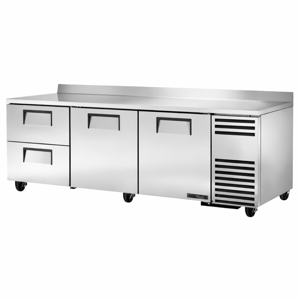 Refrigerador Bajo Mostrador True TWT-93D-2-HC, en acero inoxidable.