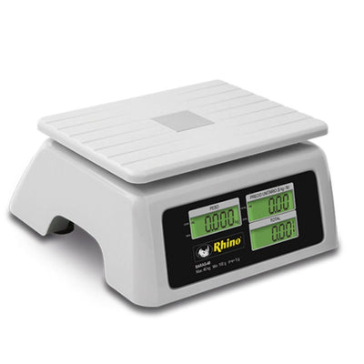 BÁSCULA RHINO BARAG-40 | Báscula de Mostrador | 40 Kg | Verdulería Pescado Carne Carne Ferretería Verduras Frutas Cremería Cocina Comedor Industrial Tienda Abarrotes