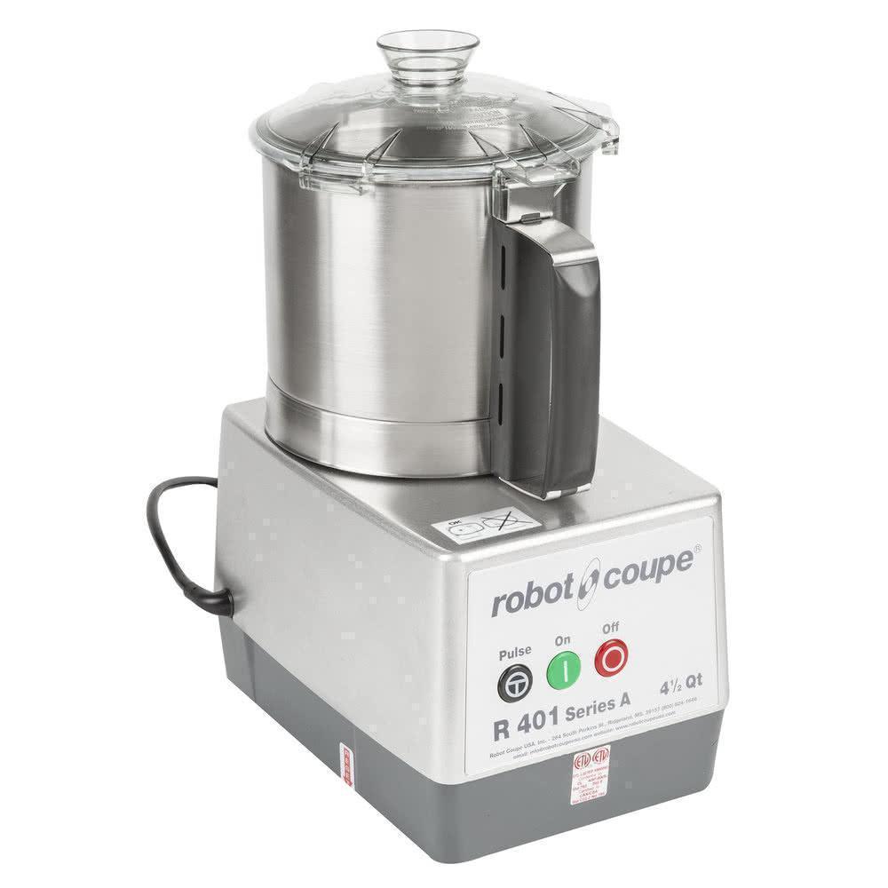 Robot Coupe R401B Procesador Alimentos 4,5 Qt. Tazón Acero Inoxidable - Procesadores Alimentos / Ralladores / Cortadores - Robot Coupe - KitchenMax Store