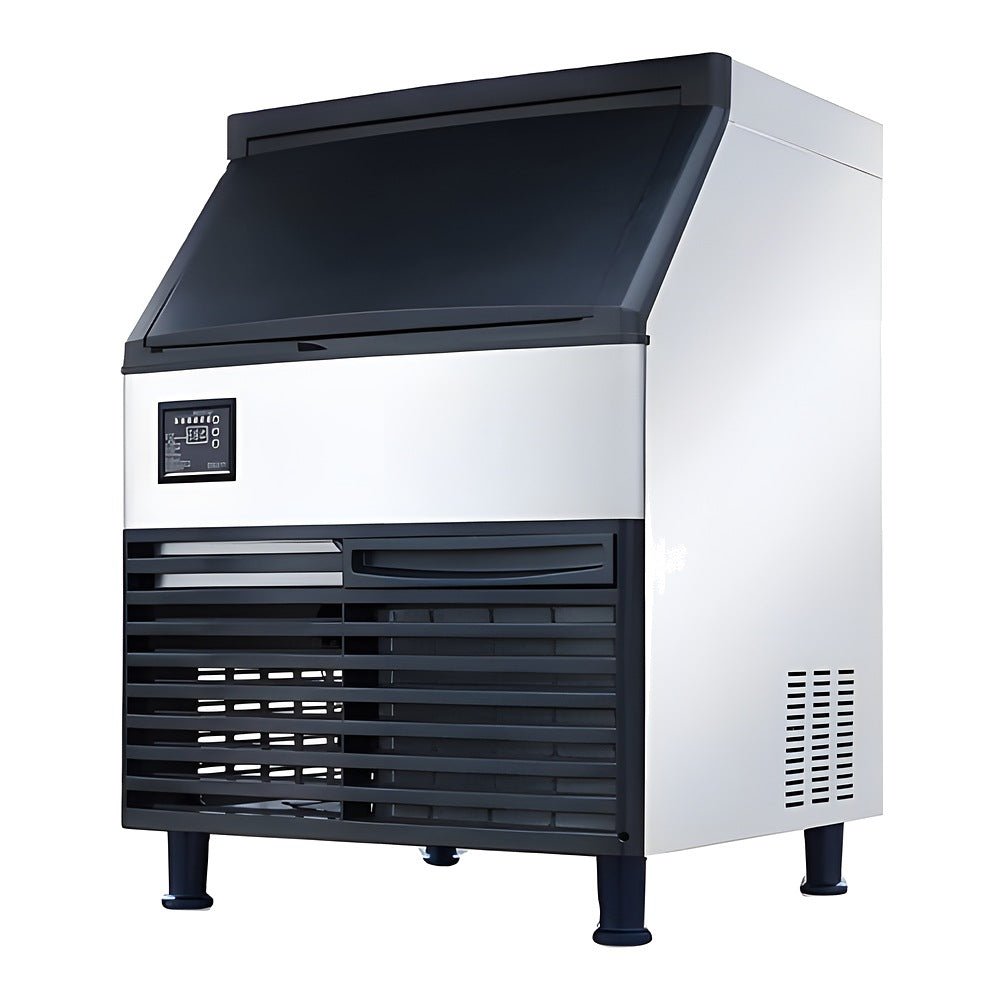 Fábrica de Hielo Migsa SK-160P, fábrica de hielo en cubo, en acero inoxidable.