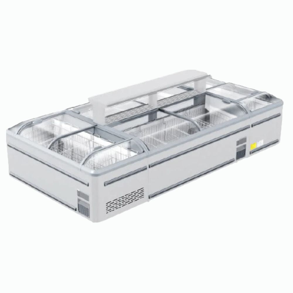 Torrey IEDI-250 CIIEDT12501 Isla de Exhibicion Dual para Zonas de Exhibicion Tienda Comercial Supermercado Alimentos Refrigeracion Exhibicion Negocio Abarrotes.  KitchenMax.Store. Envíos seguros a todo México. Cotiza hoy mismo.