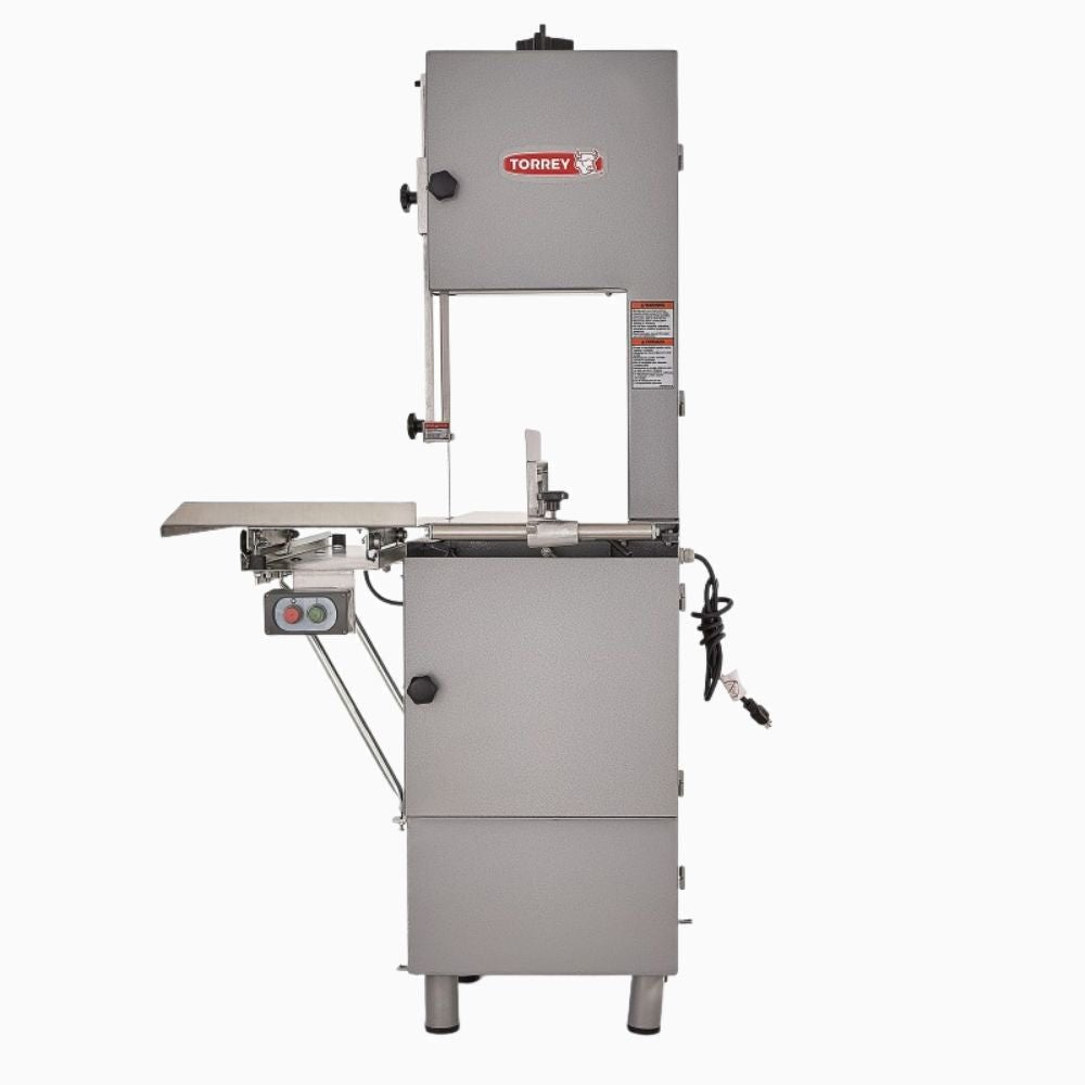 Torrey STP-295 0STP295 Sierra Cinta Banda Motor 1.5 Hp Monofásico, 102 x 48.5 x 175.5 cm, en acero inoxidable.