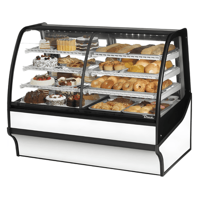 Vitrina Exhibidora True TDM-DZ-59-GE/GE-W-W, vitrina exhibidora refrigerada, en acero inoxidable.