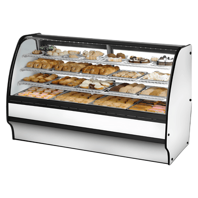 Vitrina Exhibidora True TGM-DC-77-SC/SC-W-W, en acero inoxidable.
