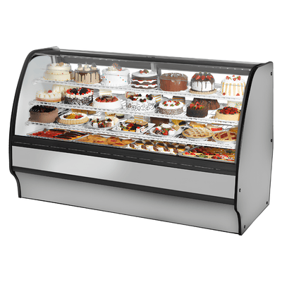 Vitrina Exhibidora True TGM-R-77-SC/SC-S-W, vitrina exhibidora refrigerada, en acero inoxidable.