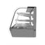Vitrina Rhino VICAMO-120L, vitrina caliente sobre mostrador, en acero inoxidable.