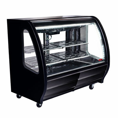 Vitrina Torrey 1026800 TEM150 R290, vitrina exhibidora, en acero inoxidable.