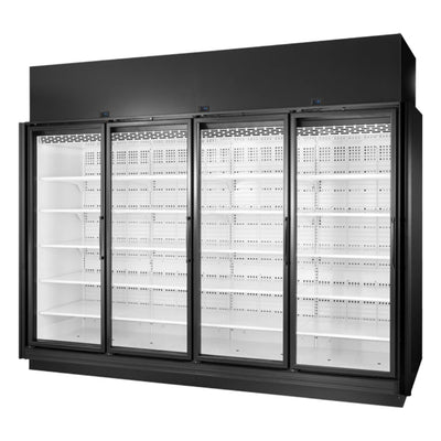 Vitrina True TRM4L-NN-BLK-WHT-1BLKLLLL-4, vitrina comercial.