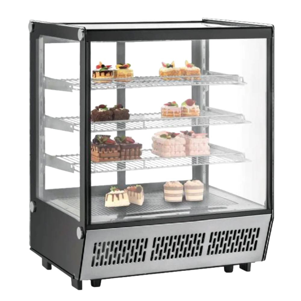 VITRINA MIGSA CW-235 | Vitrina Refrigerada de Exhibición | Cristal Recto | Negocio Super Mercado Pastelería