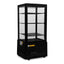 VITRINA REFRIGERADA RHINO VIVEPA-3 | Vitrina Refrigerada Vertical Panorámica | Capacidad 80 L | 4 Lados de Vidrio | Cafetería Pastelería Tienda