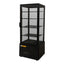 VITRINA REFRIGERADA RHINO VIVEPA-4 | Vitrina Refrigerada Vertical Panorámica | Capacidad 100 L | 4 Lados de Vidrio | Cafetería Pastelería Tienda