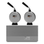 Wafflera Rhino WABE-2400, wafflera belga doble, en acero inoxidable.