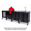 Mesa para Kamado Torrey MKB-76 CQHKC026045, mesa base para asador kamado, en acero inoxidable.