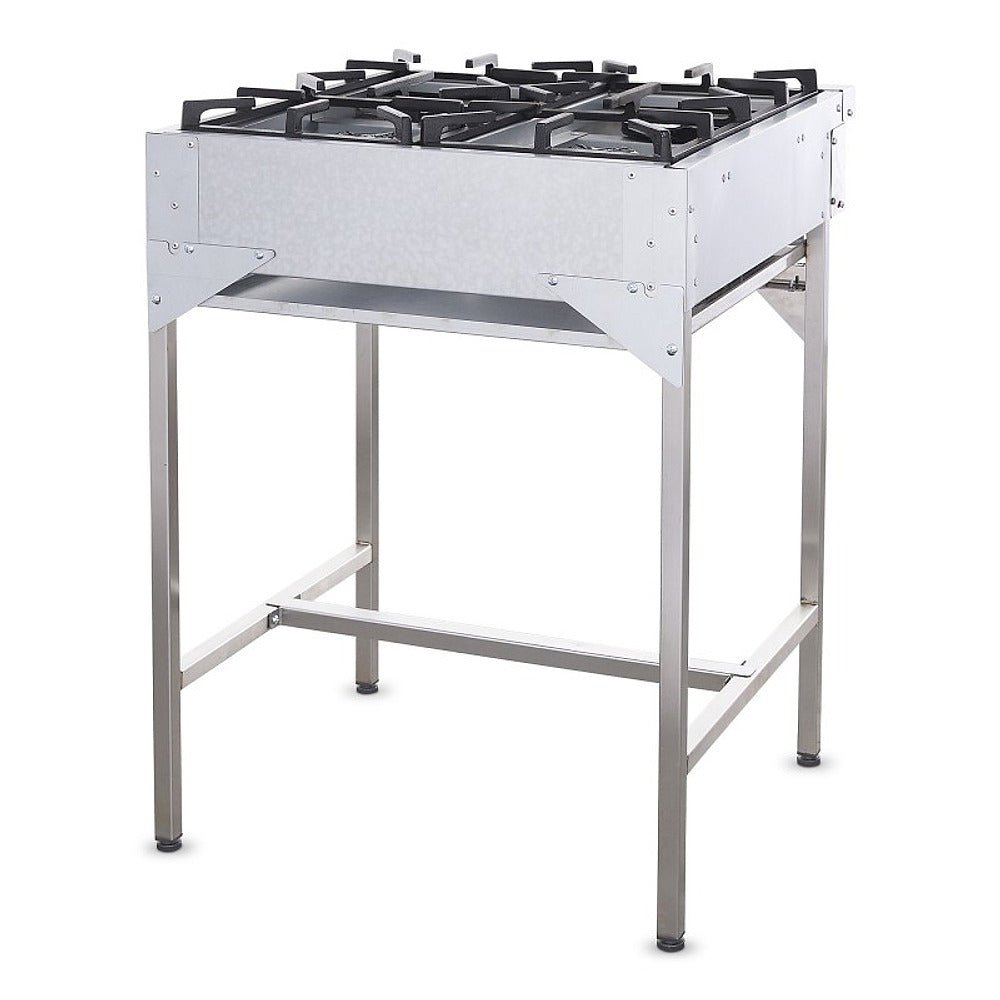 Parrilla Torrey PAJ-4QG CQPAJ004039, parrilla a gas 4 quemadores, en acero inoxidable.