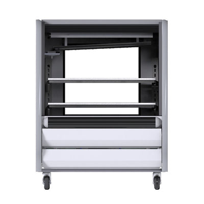 Vitrina Torrey TEM100B R290 1026476, vitrina refrigerada exhibidora, en acero inoxidable.